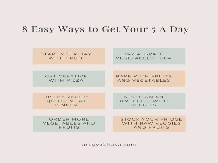 8 Easy Ways to Get Your 5 A Day