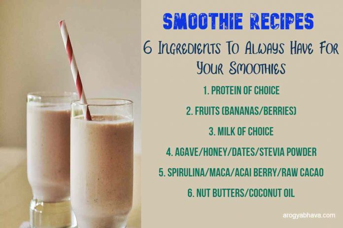 Smoothie Recipes: Ingredients To Always Have For Your Smoothies