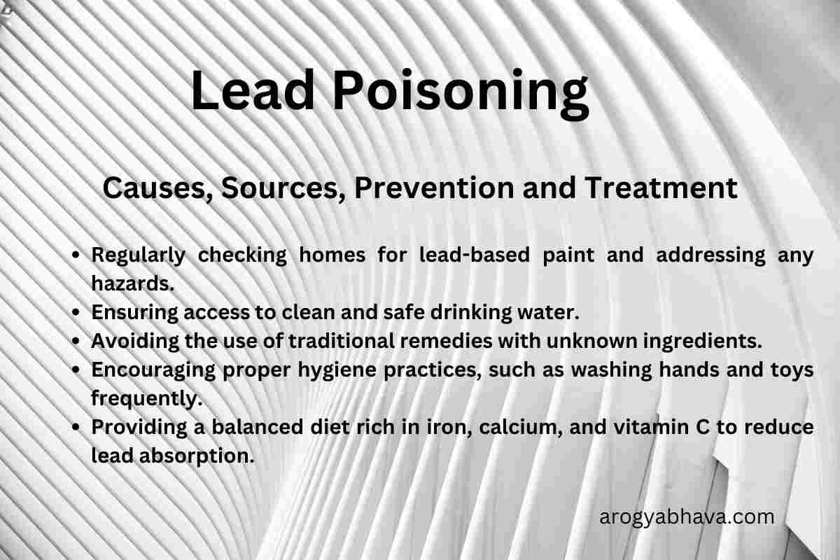 Lead Poisoning - Symptoms, Causes and Prevention